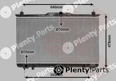 Van Wezel 82002113 — Radiator, engine cooling