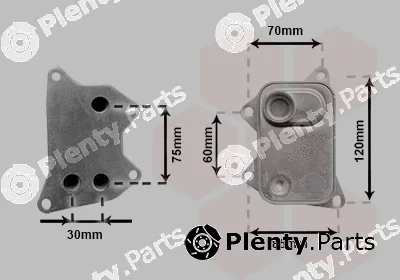 Van Wezel 58013723 — Oil Cooler, engine oil