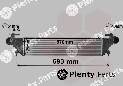 Van Wezel 17004415 — Charge Air Cooler
