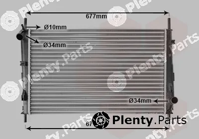 Van Wezel 18002335 — Radiator, engine cooling