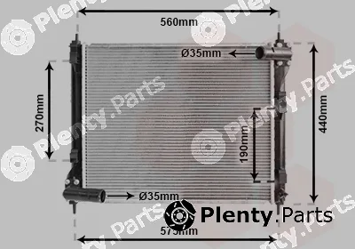 Van Wezel 13002354 — Radiator, engine cooling