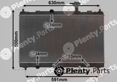 Van Wezel 52012701 — Radiator, engine cooling