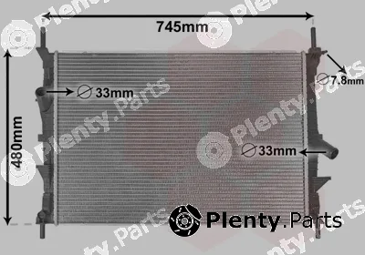 Van Wezel 18002589 — Radiator, engine cooling