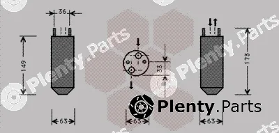 Van Wezel 8100D022 — Dryer, air conditioning