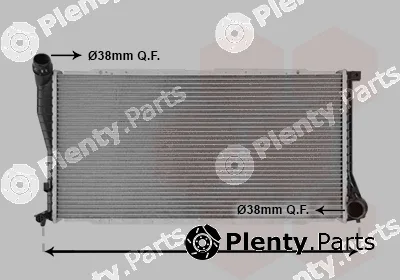 Van Wezel 06002234 — Radiator, engine cooling