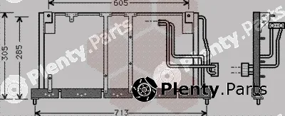 Van Wezel 37005225 — Condenser, air conditioning