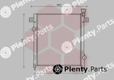 Van Wezel 21002053 — Radiator, engine cooling