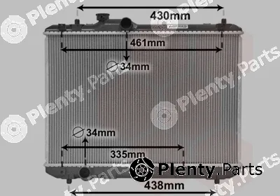 Van Wezel 52002083 — Radiator, engine cooling