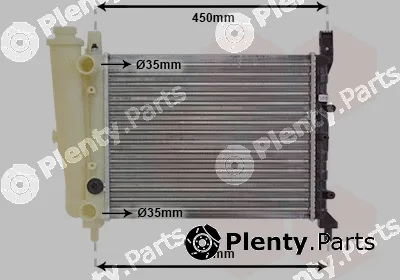 Van Wezel 17002039 — Radiator, engine cooling