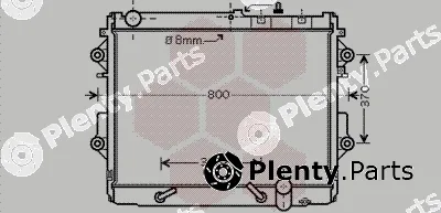 Van Wezel 53002490 — Radiator, engine cooling
