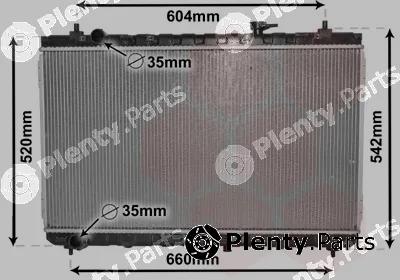 Van Wezel 83002183 — Radiator, engine cooling