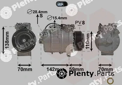 Van Wezel 0600K418 — Compressor, air conditioning *** IR PLUS ***