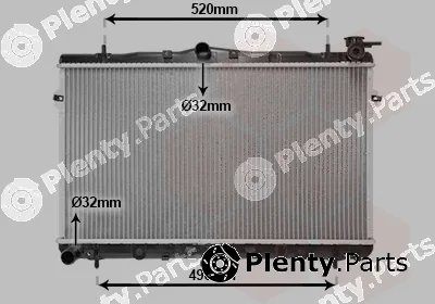 Van Wezel 82002043 — Radiator, engine cooling
