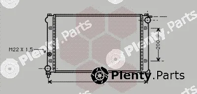 Van Wezel 49002005 — Radiator, engine cooling