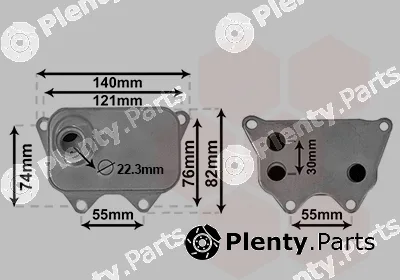 Van Wezel 03013704 — Oil Cooler, engine oil *** IR PLUS ***