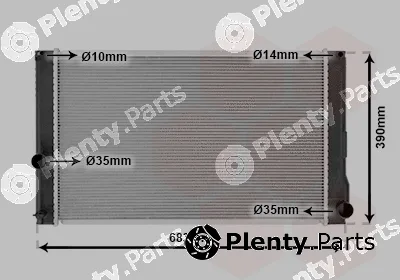 Van Wezel 53002608 — Radiator, engine cooling