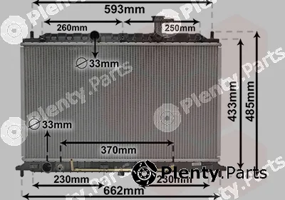 Van Wezel 83002152 — Radiator, engine cooling