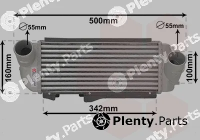 Van Wezel 82014707 — Charge Air Cooler