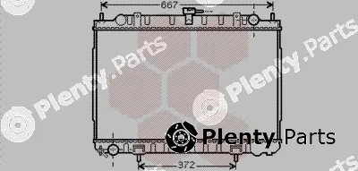 Van Wezel 13002240 — Radiator, engine cooling