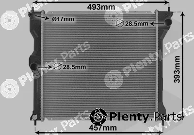 Van Wezel 32002243 — Radiator, engine cooling