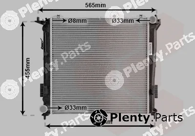 Van Wezel 82002181 — Radiator, engine cooling