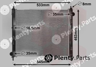 Van Wezel 33002385 — Radiator, engine cooling