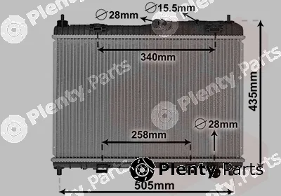 Van Wezel 18002605 — Radiator, engine cooling