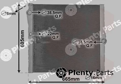 Van Wezel 06012710 — Radiator, engine cooling