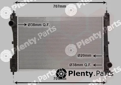Van Wezel 37002423 — Radiator, engine cooling