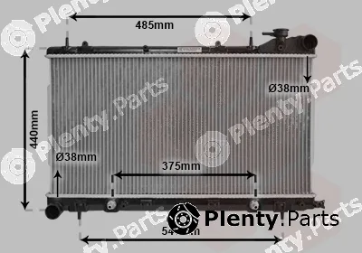 Van Wezel 51002049 — Radiator, engine cooling