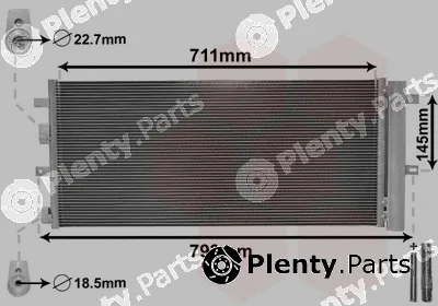 Van Wezel 18015701 — Condenser, air conditioning *** IR PLUS ***