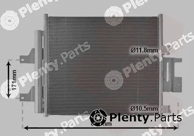 Van Wezel 77015702 — Condenser, air conditioning