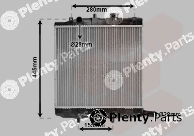 Van Wezel 27002139 — Radiator, engine cooling
