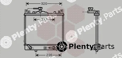 Van Wezel 52002058 — Radiator, engine cooling