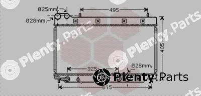 Van Wezel 25002195 — Radiator, engine cooling