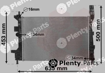 Van Wezel 18002578 — Radiator, engine cooling