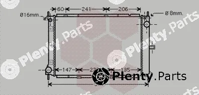 Van Wezel 13002249 — Radiator, engine cooling
