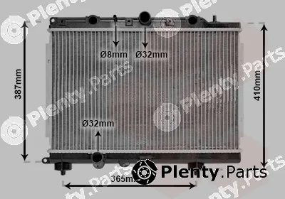 Van Wezel 02002154 — Radiator, engine cooling