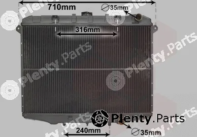 Van Wezel 13002143 — Radiator, engine cooling