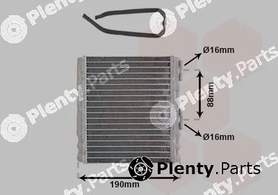 Van Wezel 13006139 — Heat Exchanger, interior heating *** IR PLUS ***