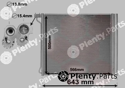 Van Wezel 06005474 — Condenser, air conditioning