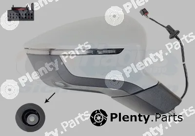 Van Wezel 4907826 — Exterior Mirror * HAGUS *