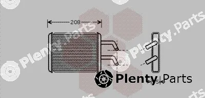 Van Wezel 83006045 — Heat Exchanger, interior heating