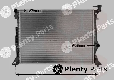 Van Wezel 82012741 — Radiator, engine cooling