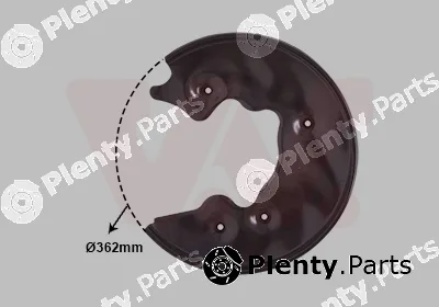 Van Wezel 0327374 — Splash Guard, brake disc