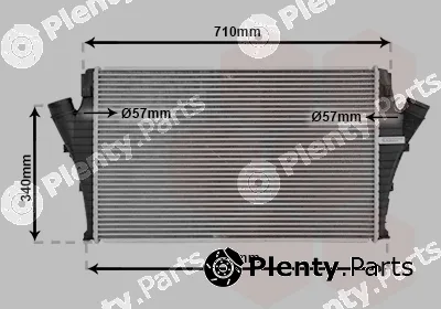 Van Wezel 37004491 — Charge Air Cooler
