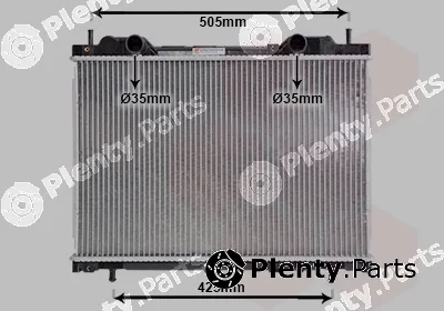 Van Wezel 17002167 — Radiator, engine cooling