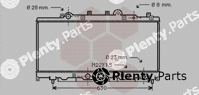 Van Wezel 73002084 — Radiator, engine cooling