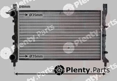 Van Wezel 17002078 — Radiator, engine cooling