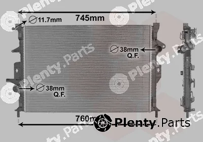 Van Wezel 59002187 — Radiator, engine cooling